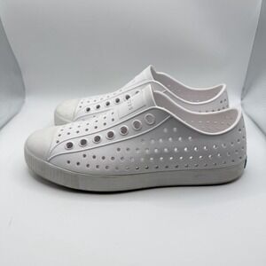 Native Jefferson Adult Unisex Shoes, Shell White/Shell White, W7/M5